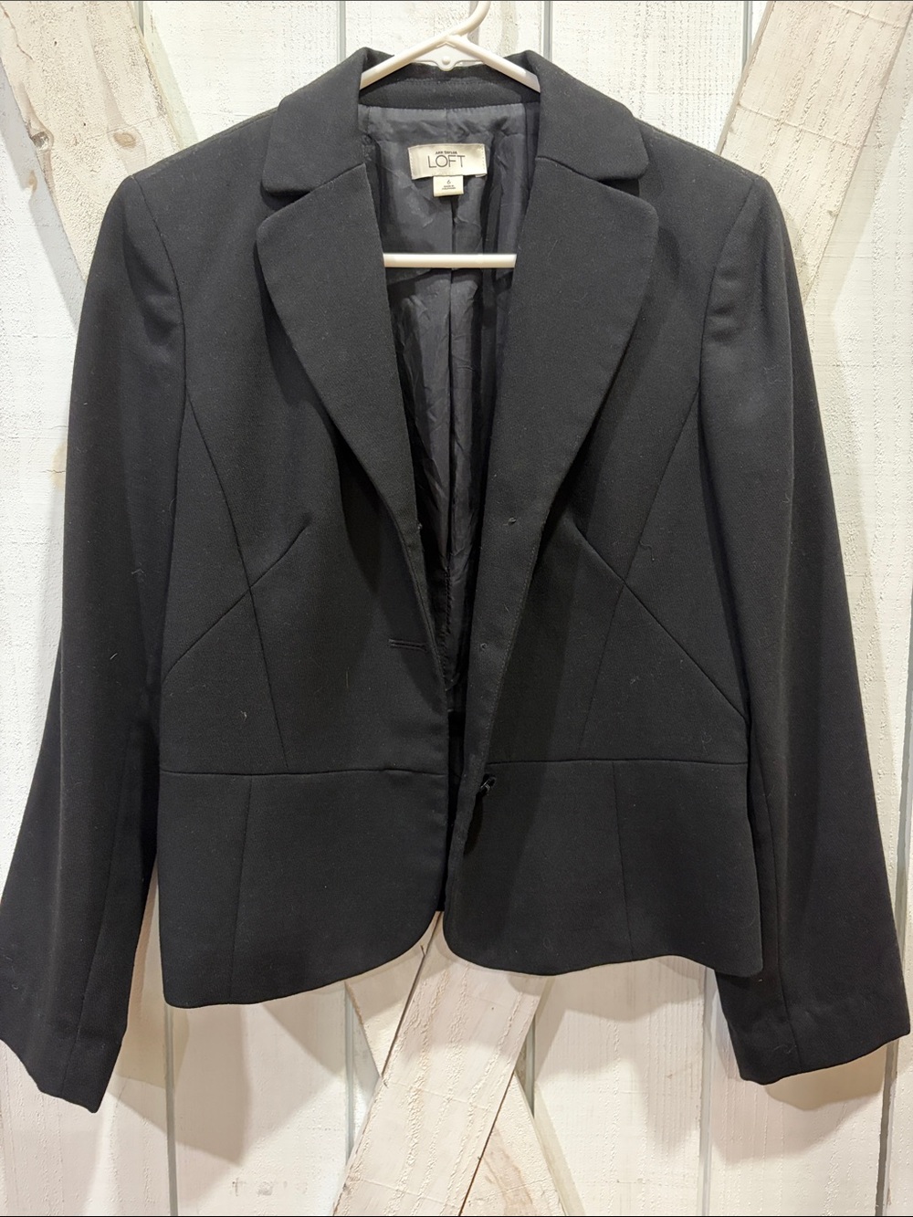 LOFT Black Women's Tailored Blazer Jacket